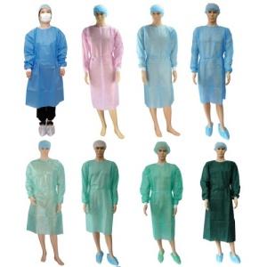Disposable Green Isolation Gown Surgical Gown