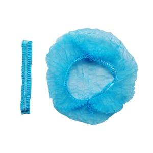 Disposable Clip Cap w/Double Elastic-Blue