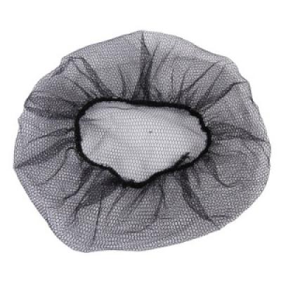 Nylon Bouffant Cap-Black