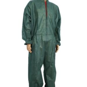 60g Army Green Non Woven Coverall with hood